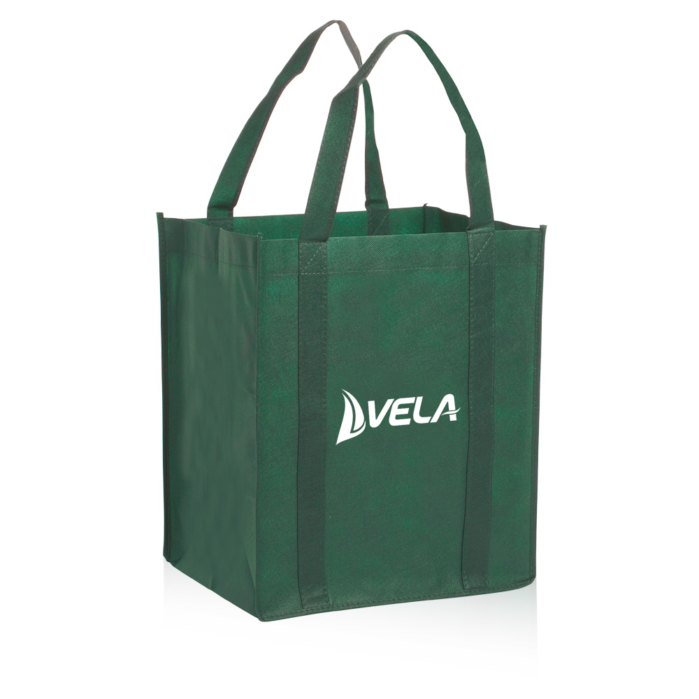 Reusable Grocery Tote Bags Custom Green Promos Totes Atot11 Reusable Grocery Tote Bags