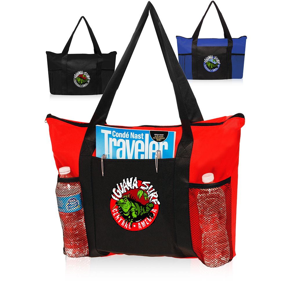 bulk tote bags with zipper
